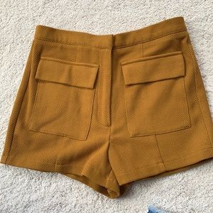 Forever 21 shorts ochre color